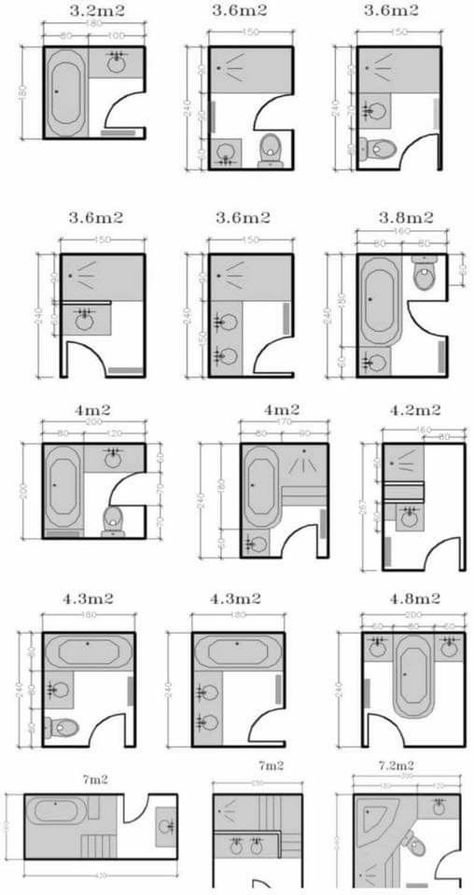 Small Bathroom Floor Plans, Bathroom Layout Plans, Black And White Tiles Bathroom, Small Bathroom Layout, Bathroom Plans, Bathroom Floor Plans, White Bathroom Tiles, Small Bathroom Ideas On A Budget, Black And White Tiles