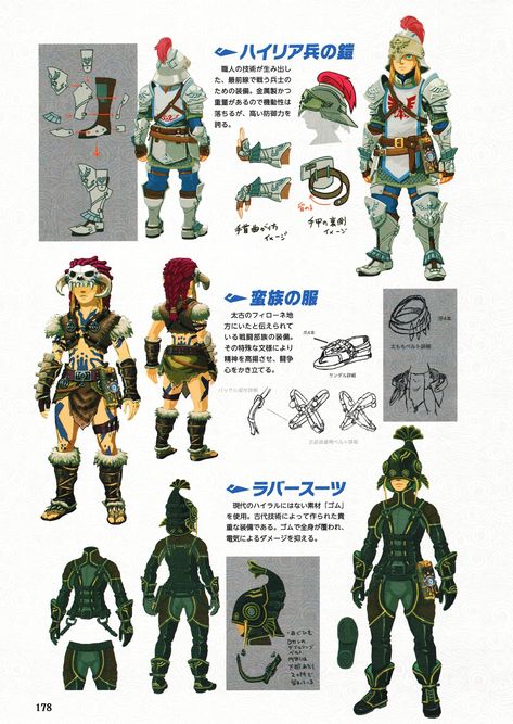 Zelda: Breath of the Wild - Link Design/Armor 3 Link Botw Armor, Link Armor Breath Of The Wild, Link Sheikah Armor, Breath Of The Wild Armor, Link Frostbite Armor, Breath Of The Wild Characters, Zelda Concept Art, Zelda Armor, Link Armor