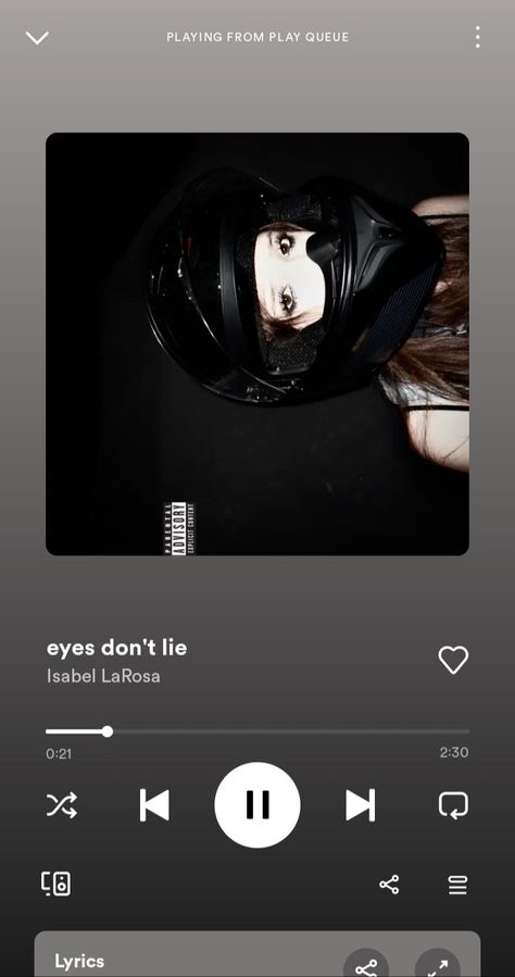 spotify lyrics song aesthetic music Isabella Larosa Singer, Isabel Larosa Poster, Eyes Dont Lie Isabel Larosa, Isabel Larosa Wallpaper, Isabel Larosa Aesthetic, Isabel Core, Eyes Don't Lie, Isabel Larosa, I M Bored