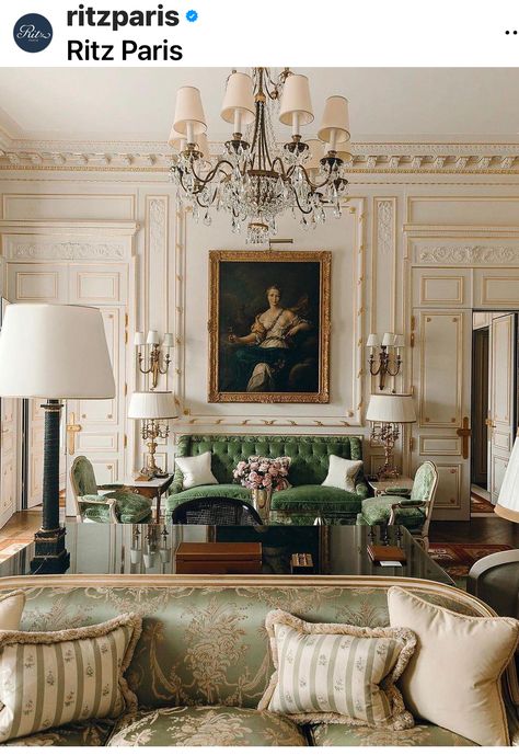 Peaceful Interior, Old Money House, The Ritz Paris, Beautiful Houses Interior, Parisian Apartment, French Interior, Elegant Living, French Decor, Interior Trend