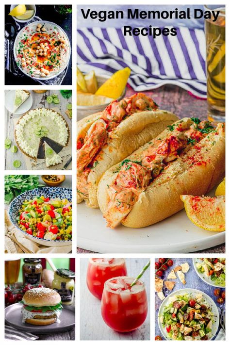 Vegetarian Memorial Day Recipes, Vegan Memorial Day Food, Memorial Day Food, Memorial Day Recipes, Memorial Day Foods, Dash Diet Recipes, Dash Diet, Food For A Crowd, Recipes Vegetarian