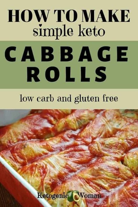 There's nothing like a good cabbage roll to make you feel at home. These gluten free, low carb, and keto cabbage rolls are just as delicious as the ones your grandma used to make. Try this easy recipe today and start a new low carb tradition in your family! #homemade #cabbagerolls #maindish #beef #ketogenic #lowcarb Keto Cabbage Rolls, Keto Cabbage, Tartiflette Recipe, Boiled Egg Diet Plan, Keto Foods, Cabbage Rolls, Chicken Alfredo, Diet Help, Diet Keto