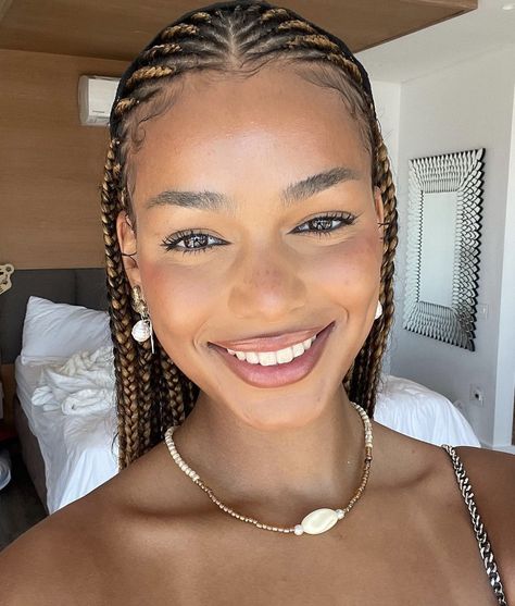 Corn Row Braids Natural Hair, Funali Braids, Pam Hughes, Curly Braided Hairstyles, Magnolia Parks, Afro Braids, Braided Hairstyles For Black Women Cornrows, Braids Hairstyles Pictures, Braided Cornrow Hairstyles