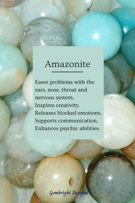 For crystal healing bracelets with amazonite and many other gemstones, visit my shop on Etsy. Amazonite Crystal Meaning, Crystal Bracelets Healing, Crystal Grimoire, Crystal Healing Properties, Amazonite Bead Bracelet, Amazonite Crystal, Spell Books, Earth Gift, Healing Gemstone Bracelets