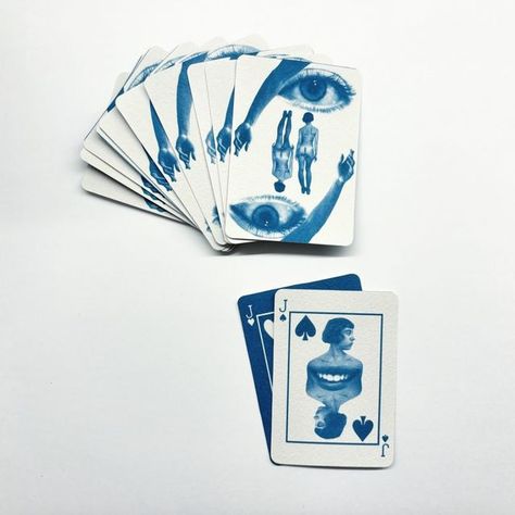 Alternative Process Photography on Instagram: "I should not be expected to play cards with anything other than this card deck by @eugefst" Custom Playing Cards Diy, Deck Of Cards Illustration, Collage Playing Cards, Play Card Design, Custom Playing Cards Design, Diy Card Deck, Playing Cards Photography, Playing Card Back Design, Cards Photoshoot