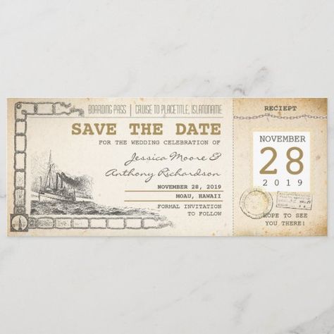 Cruise Theme, Old Ship, Ship Design, Save The Date Card, Formal Invitation, Free Birthday Invitations, Free Birthday Invitation Templates, Kids Stationery, Hair Accessories Jewelry