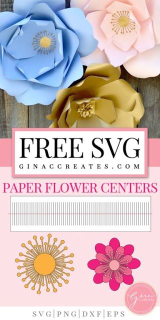 Fields Of Heather: Making The Centers For Large Paper Flowers - Free Templates Free Paper Flower Templates, Cricut Flowers, Flower Petal Template, Rolled Flowers, Cricut Paper Crafts, Paper Flower Templates, Paper Flower Patterns, Cricket Projects, 3d Quilling