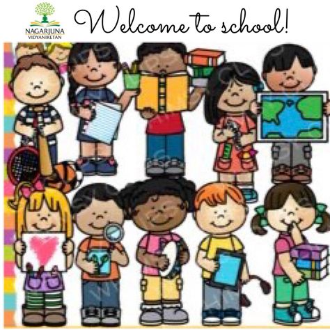 Back To School Clip Art, Welcome To School, School Murals, Powerpoint Lesson, 5 Girls, Go Back To School, School Clipart, School Website, School Staff