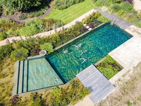 Natural Swimming Ponds, Modern Pool, Pools Backyard, Swimming Pond, Natural Pond, Natural Swimming Pools, Natural Swimming Pool, Natural Pool, Spanish Style