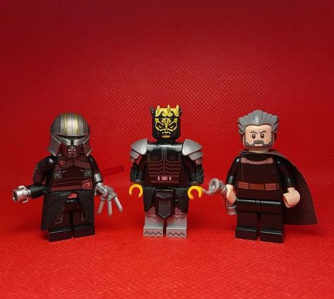 themoosefigs on Instagram: "Star Wars Fig Barf Slide 1: Starkiller Sith Stalker Armor, Savage Opress, Count Dooku Slide 2: Bib Fortuna, Pilot Luke, Clone Wars Obi Obi's hands are from @eclipsegrafx. Starkiller claw hand from @citizenbrick. His helmet is from a bootleg. Savage armor is modded Lego parts, similar to what @_broston has done." Clone Army Customs, Sith Stalker, Custom Lego Star Wars, Star Wars Darth Revan, Savage Opress, Bib Fortuna, Lego Jedi, Force Unleashed, Lego Iron Man