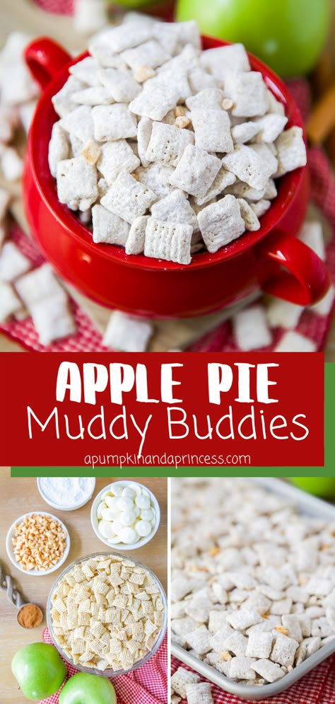 Chex Mix Puppy Chow, Muddy Buddies Recipe, Puppy Chow Recipes, Fall Picnic, Chex Cereal, Chex Mix Recipes, Muddy Buddies, Cereal Treats, Fall Snacks