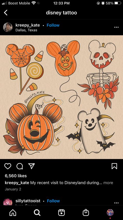 Traditional Disney Tattoo Ideas, Mickey Ghost Tattoo, Old School Disney Tattoo, Halloween Disney Tattoos, American Traditional Disney Tattoo, Traditional Disney Tattoo, Disney Halloween Tattoos, Disneyland Tattoo, Creative Doodles