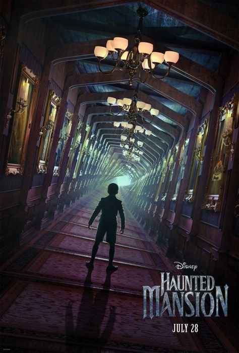 Click to View Extra Large Poster Image for Haunted Mansion Haunted Mansion 2023, Haunted Mansion Wallpaper, New Movie Posters, Rosario Dawson, Owen Wilson, Disney Haunted Mansion, Danny Devito, Film Disney, Eddie Murphy