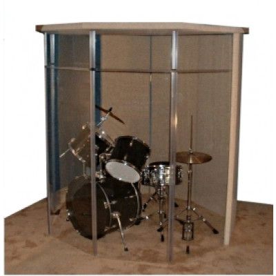 Drum Booth, Drum Cage, Drum Chair, Drum Room, Recording Studio Home, Church Stage Design, Church Stage, Drum Table, Sound Control