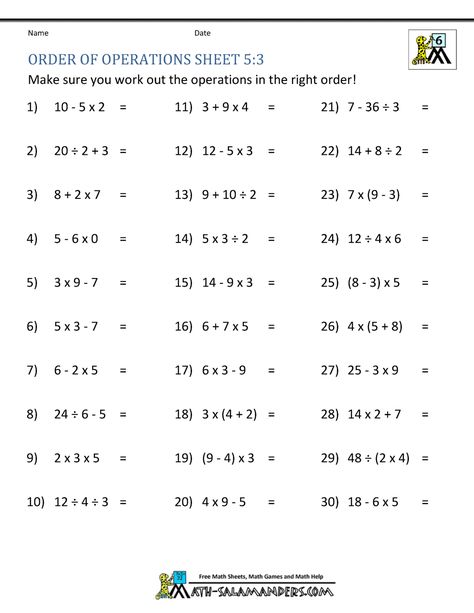 4 Operations Maths, Order Of Operations Worksheet, Pemdas Worksheets, Gems Order Of Operations, Order Of Operations 5th Grade, Order Of Operations Worksheet Grade 6, Order Of Operations Word Problems, Math Reference Sheet, 5th Grade Worksheets