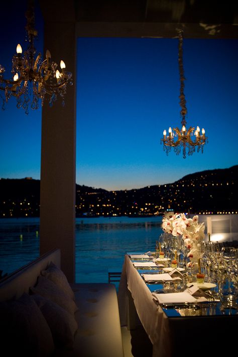 Villa Ephrussi wedding - French Riviera Mediterranean Dinner, French Riviera Wedding, Juan Les Pins, Beautiful Beach Wedding, Design Room, Destination Voyage, Ansel Adams, Beautiful Evening, French Riviera