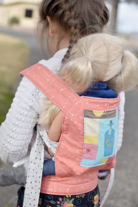 Doll Carriers :: Curious Dream Blog Hop (& Giveaway) Diy Baby Doll Carrier, Doll Carrier Pattern Free, Baby Doll Carrier Sewing Pattern, Baby Carrier Pattern Free, Baby Doll Carrier Pattern Free, Baby Doll Carrier Tutorial, Diy Doll Carrier, Doll Carrier Free Pattern, Doll Carrier Sewing Pattern