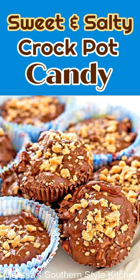 Crock Pot Chocolate Candy, Crockpot Candy With Peanut Butter, Crock Pot Candy Recipes, Easy Christmas Candy Recipes Crock Pot, Crockpot Salty Sweet Candy, Crock Pot Turtle Candy, Crockpot Xmas Candy, Crockpot Candy Recipes Christmas, Crock Pot Salty Sweet Candy