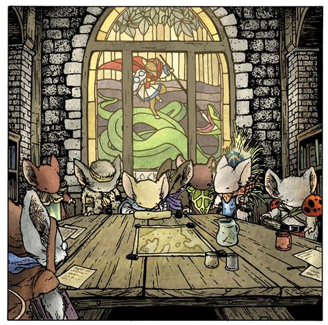 David Petersen Art, Mouse Guard Rpg, David Petersen, Mouse Guard, Types Of Jobs, Comics Drawing, City Comic, Work For Hire, Big Company