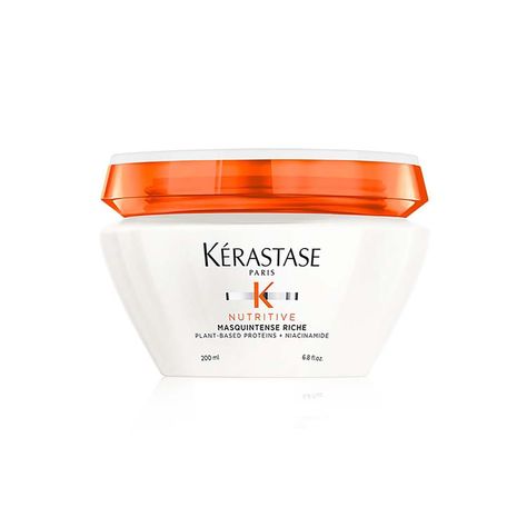 Amazon.com: KERASTASE Nutritive Masquintense Riche Hair Mask | Deeply Nourishes & Conditions | With Plant-Based Proteins & Niacinamide | For Medium to Thick Dry Hair | 6.8 Fl Oz : Beauty & Personal Care Moisturizer Hair Mask, Kerastase Nutritive, Moisturize Hair, Plant Based Protein, Hair Care Routine, Hair Mask, Dry Hair, Care Routine, Beauty And Personal Care