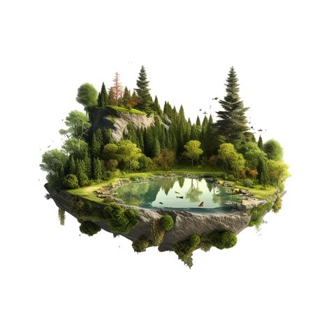 Floating Island Concept Art, Floating Island Tattoo, Floating Islands Fantasy Art, Sky Islands, Flying Island, Island Illustration, Fishing Cake, Butterfly Video, Island Aesthetic