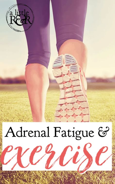 Exercising and adrenal fatigue are a tricky pair. At some point in your adrenal fatigue recovery, you will need to begin exercising...but not too much. Here's why. #alittlerandr #adrenalfatigue #stress #exercise #chronicfatigue What Is Adrenal Fatigue, Adrenal Fatigue Recovery, Adrenal Fatigue Symptoms, Addisons Disease, Fitness Pal, Fatigue Syndrome, Happy Hormones, Ketogenic Lifestyle, Adrenal Fatigue