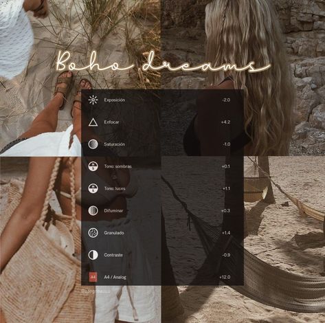 Lightroom Wedding Presets Old Money Edit Vsco, Boho Vsco Filter, Old Money Vsco Filter, Free Vsco Filters Aesthetic, Boho Filter, Vsco Profile, Vsco Filter Aesthetic, Vsco Film Presets, Vsco Filter Free