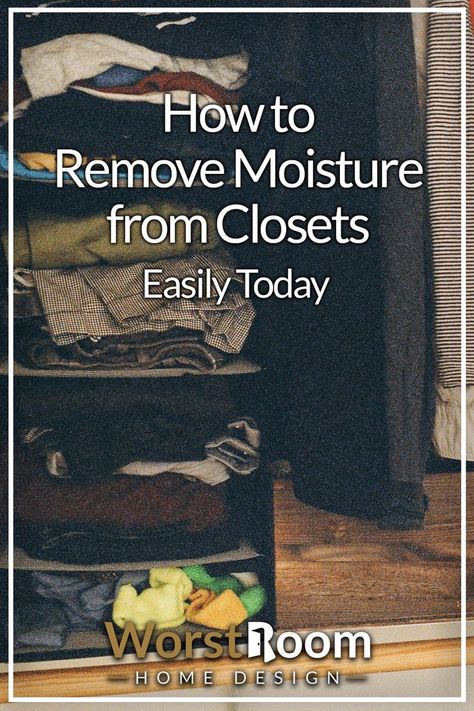 How to Remove Moisture From Closets Easily Today Get Mold Out Of Clothes, Diy Moisture Absorber Closet, Mold Out Of Clothes, How To Get Rid Of Mildew Smell Clothes, Closet Clean Out Picture, Musty Closet Smell How To Get Rid, Mold On Clothes, How To Prevent Moths In Closets, Remove Mold From Clothes