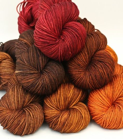 Thread & Yarn, Spinning Yarn, Yarn Inspiration, Yarn Stash, Hand Dyed Yarn, Colour Schemes, Natural Dyes, Shibori, Earth Tones