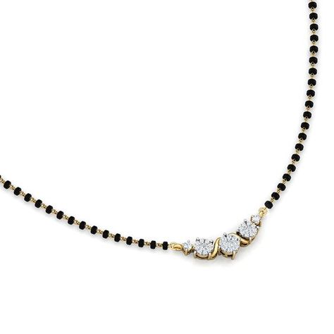 diamonds Mangal Sutra, Black Beads Mangalsutra, Black Beads Mangalsutra Design, Diamond Mangalsutra, Gold Mangalsutra Designs, Gold Chain Design, Gold Necklace Indian Bridal Jewelry, Silver Jewellery Indian, Indian Jewellery Design Earrings