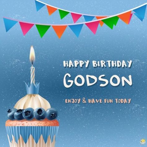 Happy Birthday, godson. Enjoy and have fun today. Happy Birthday To My Godson, Godchildren Quotes, Godson Birthday Wishes, Happy Birthday Godson Wishes, Happy Birthday Godson, Happy 21st Birthday Wishes, Heartfelt Happy Birthday Wishes, Happy 21st Birthday Cards, Happy Birthday Pics