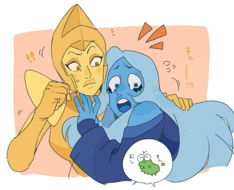 Blue X Yellow Diamond, Blue Diamond And Yellow Diamond, Yellow Diamond X Blue Diamond, Blue Diamond X Yellow Diamond, Blue Diamond Yellow Diamond, Sketch Mouth, Bellow Diamond, Yellow Diamond Steven Universe, Blue Diamond Su