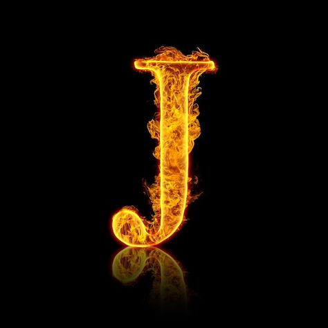 J Fire Letter, J Alphabet Wallpaper, J Design Letter, Letter Logo Design Alphabet Style, J Letter Wallpaper, Cool Alphabet Letters, Fire Alphabet, Fire Font, J Alphabet