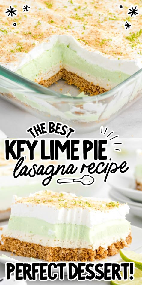 Key Lime Christmas Desserts, Keylime Dessert Recipes, Key Lime Lasagna Dessert, Key Lime Lush, Key Lime Lush Dessert, Key Lime Pie Lush, Lime Cake Recipe Easy, Desserts For Potluck, Keylime Dessert