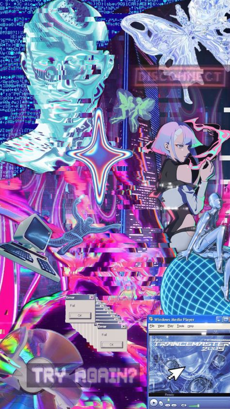 #cybercore #cyberpunk #vibes #wallpaper #art #cyber #cybery2k Cyberpunk Vibes, Vibes Wallpaper, Wallpaper Art, Your Aesthetic, Cyberpunk, Energy, Art