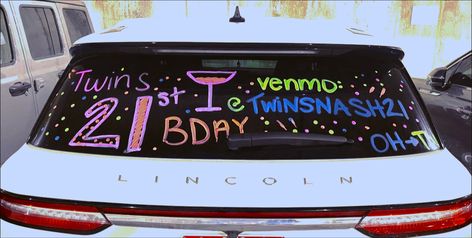 #carpaint #venmo #buyusdrinks #birthday #nashville Buy Me A Drink Its My Birthday Car, 21st Birthday Car Window Writing, Car Writing On Windows For Birthday, Venmo On Back Of Car, 21st Bday Nashville, 21st Birthday Car Window Venmo, 21st Birthday In Nashville, 21st Nashville Birthday, 21st Birthday Ideas Nashville