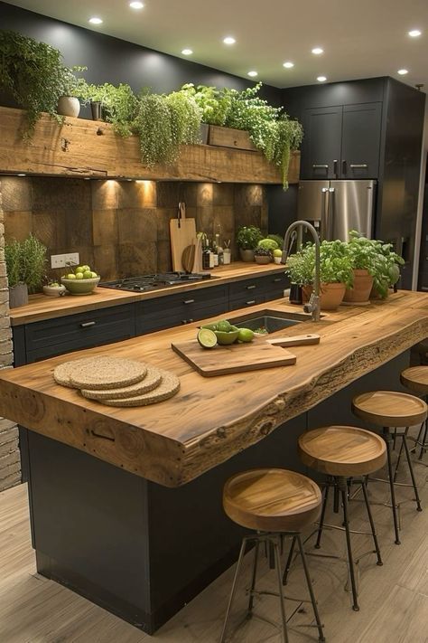 Kitchen Island Base, Kitchen Triangle, Bath Bedroom, Flip House, Creepy Houses, Large Kitchen Island, Kitchen Island With Seating, Classy Decor, Nature's Bounty