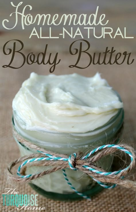 All Natural Body Butter, Body Butter Recipe Homemade, Butter Recipes Homemade, Body Butter Recipe, Homemade Body Butter, Natural Body Butter, Homemade Moisturizer, Diy Body Butter, Body Butters Recipe