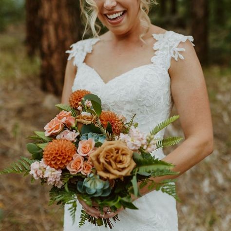 Wedding Flowers With Ferns, Terra Cotta Wedding Bouquet, Fern Wedding Bouquet, Wedding Bouquets Fern, Bridal Bouquet With Ferns, Fern Wildflower Bouquet, Fern Bridesmaid Bouquet, Ferns Wedding, Fern Bouquet