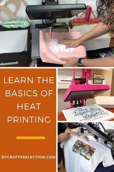 Different Types Of Shirt Printing, Heat Printing Ideas, Making Shirts With Heat Press, Tshirt Heat Press Diy, Diy Heat Transfer Shirts, Diy Printing On Shirts, Heat Transfer Tshirts, Tshirt Press Machine Screen Printing, Heat Press Tshirts