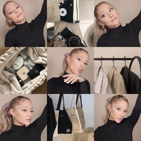 Ariana Grande Mood Board, Ariana Grande Moodboard, Ariana Grande Core, Black Moodboard, Literal Legend, Someone Like U, Ariana Grande Photos, Forever Girl, Pretty Images