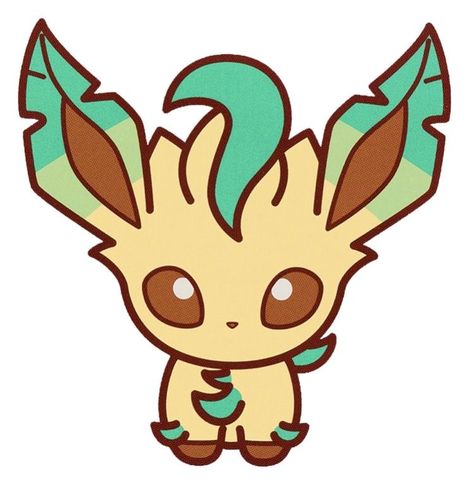 Leafeon Tattoo, Pokemon Doodles, Leafeon Pokemon, Skeleton Hands Drawing, Badge Ideas, Pokemon Craft, Cool Pokemon Wallpapers, Cute Easy Doodles, Pokemon Stickers