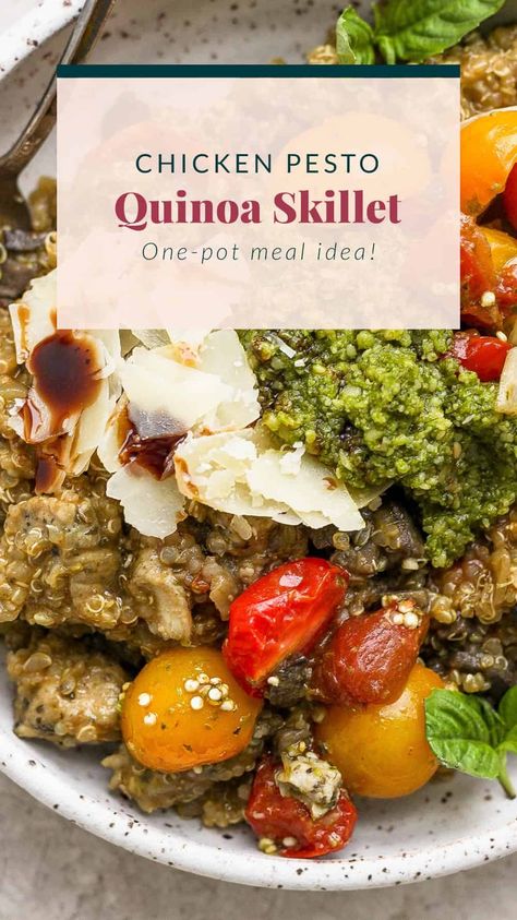 Quinoa With Chicken, Quinoa Skillet, Family Freezer, Broccoli Fritters, Banana And Chocolate, Recipe Sheet, One Pot Vegetarian, Overnight Oatmeal Recipes, Fit Foodie Finds