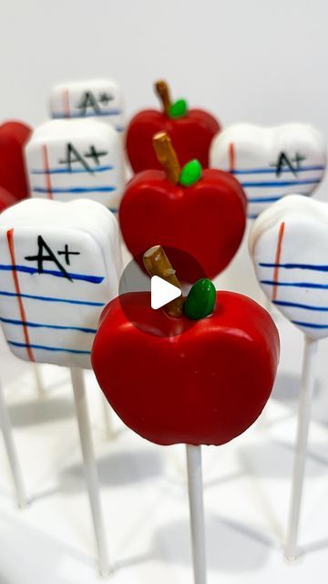 Lignal Cake Pops on Instagram: "Teacher Appreciation Cake Pops 👩🏻‍🏫  🍎 available online, link on bio 🍎 . . . . #lignalcakepops #cakepops #cakepopsmontclair #montclaircakepops #cakepopsnj #njcakepops #newjerseycakepops #essexcakepops #essexcountycakepops #northjerseycakepops #teachercakepops #applecakepops #teacherappreciationcakepops products: @stoverandcompany @tinybitezshop" Teacher Appreciation Cake, Apple Cake Pops, School Cake, Essex County, Cake Pop, Cakepops, Cake Pops, Teacher Appreciation, Puns