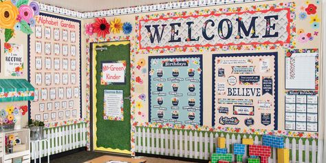 Teacher Created Resources OS: Wildflowers Teacher Created Resources, Floral Theme, Classroom Decor, Wild Flowers, Embellishments, Floral, Art