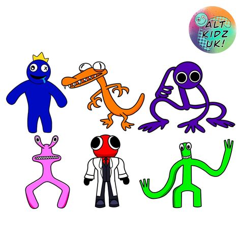 Rainbow Friends Characters, Images For Sublimation, Cosmos Art, Rainbow Friends, Friends Wallpaper, Drawings Of Friends, Friends Characters, Roblox Funny, Kids Artwork