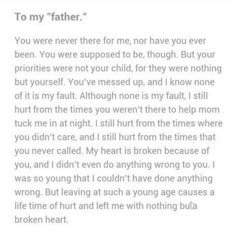 Fatherless Quotes, Fatherless Daughter Quotes, Bad Dad Quotes, Bad Father Quotes, Fatherless Daughter, Deadbeat Dad Quotes, Absent Father Quotes, Absent Father, Deadbeat Dad