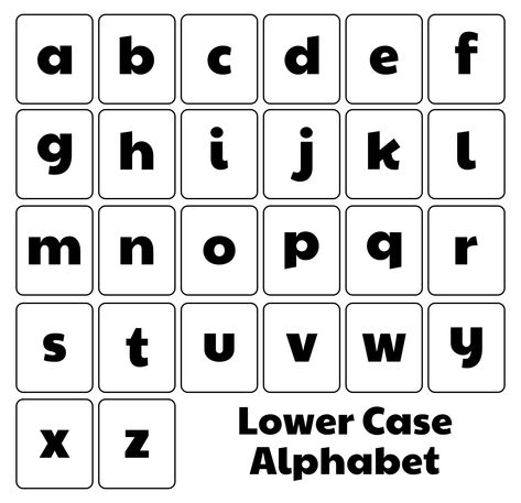 6 Best Free Printable Alphabet Letters Font - printablee.com Abc Lowercase Printables Free Prints, Uppercase Alphabet Printable, Abc Lower Case Printables Free, Small Alphabet Letters Free Printable, Free Printable Alphabet Letters Upper And Lower Case, Lowercase Letters Printable Free, Alphabet Free Printable Letters, Lower Case Letters Printable, Lower Case Letters Printable Free