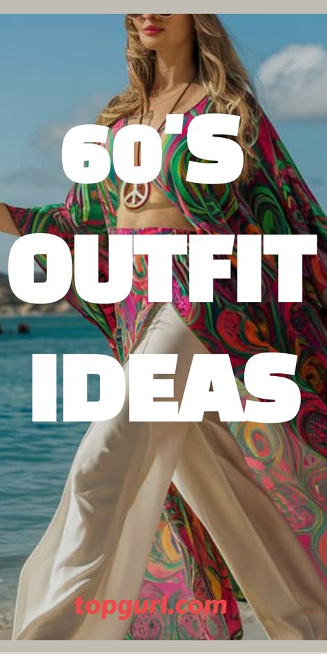 Groovin’ in the ’60s: 15 Far-Out Outfit Ideas That Are Totally Outta Sight 60s Fashion Rock, 1960s Groovy Fashion, 60s Fashion Hippie 1960s, 60s Rock Fashion, 60s Outfits Aesthetic, 60s French New Wave Fashion, 60s - 2000s Fashion, 60s Fashion Sharon Tate, Vintage 60s Aesthetic