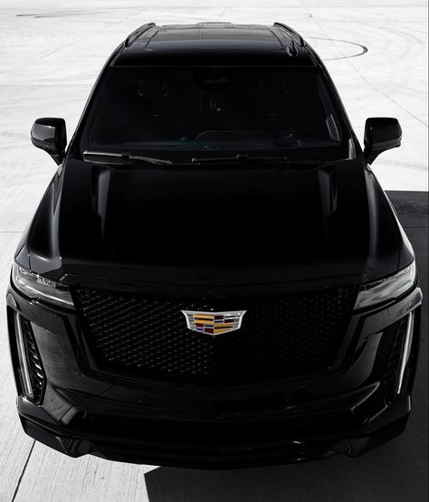 Black Cadillac Escalade, Black Cadillac, Chevy Ls, Black Truck, Mom Car, Pimped Out Cars, Future Dreams, Car Museum, Mercedes Car